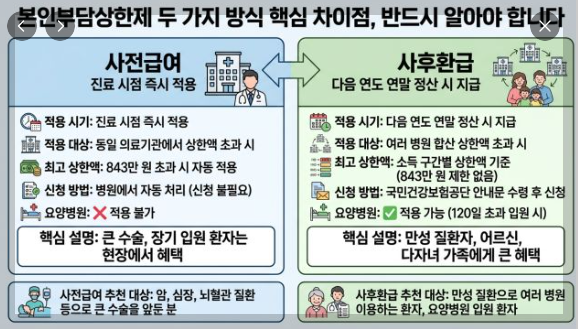 본인부담 상한제 본인부담상한액 초과금 조회