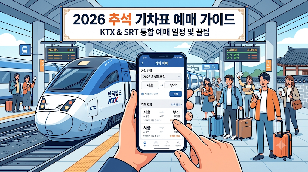 2026추석 기차표 예매 일정 추석 열차 승차권 예매